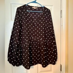 Polka Dot Women's Blouse